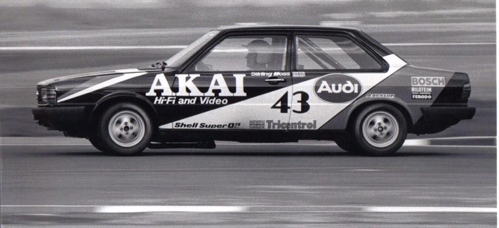 One year since we lost the legend #SirStirlingMoss #AKAIAudi80 #1980