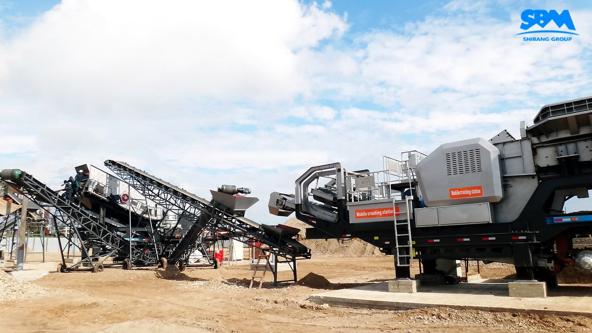 K Series Mobile Crusher consists of a total of 72 models: m.sbmchina.com/?sns=jw. It can be used in coarse crushing, medium crushing, super fine crushing, sand making, sand washing, shaping and screening in the fields of metal mine, construction stone and solid waste disposal.
