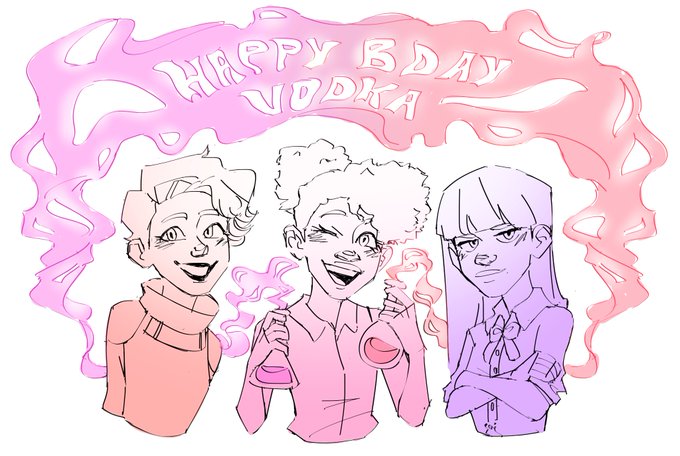 my bday present to @vhoudk !! happy bday my friend <333 i love ur ocs and i love u ! /p 