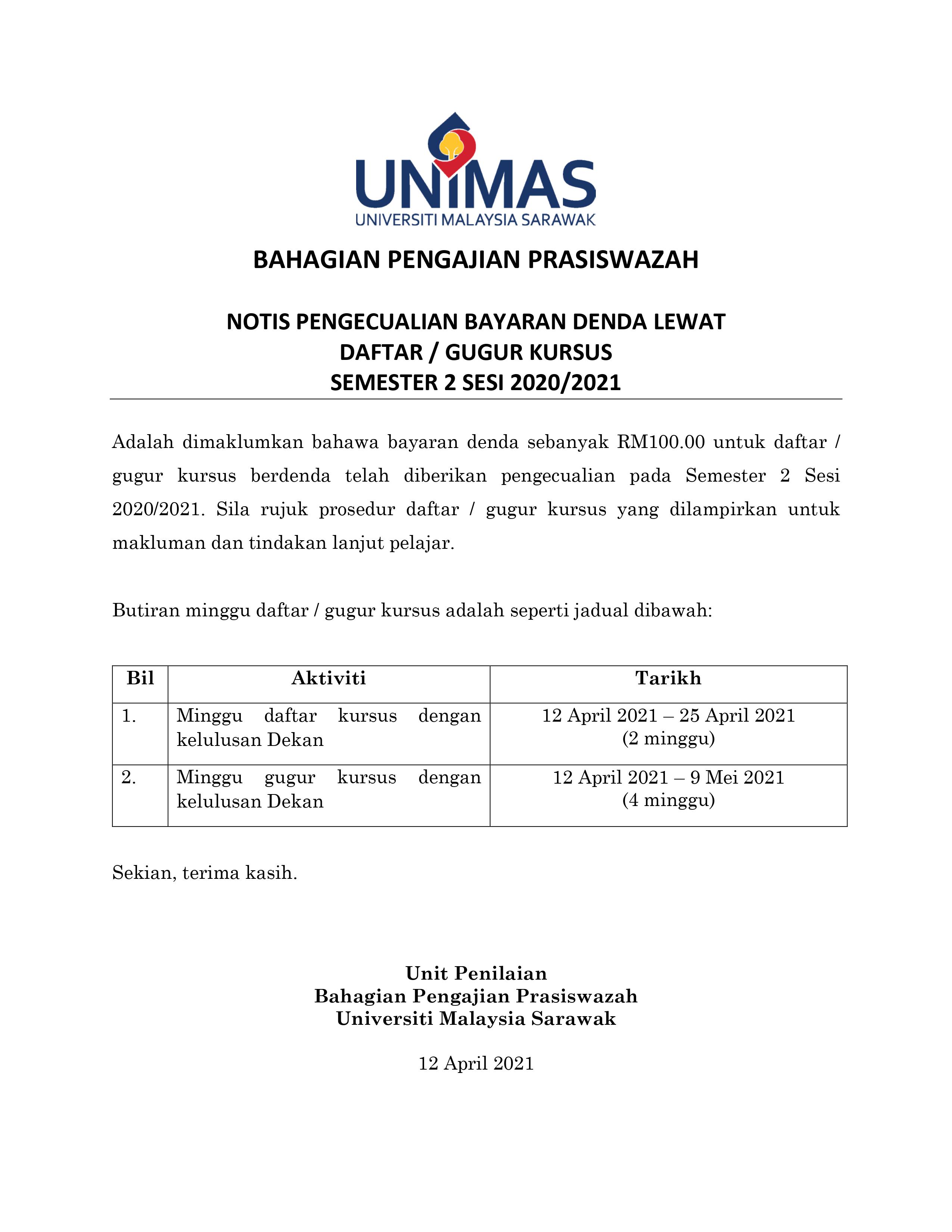 Contoh Surat Request Untuk Padamkan Denda Yuran Universiti