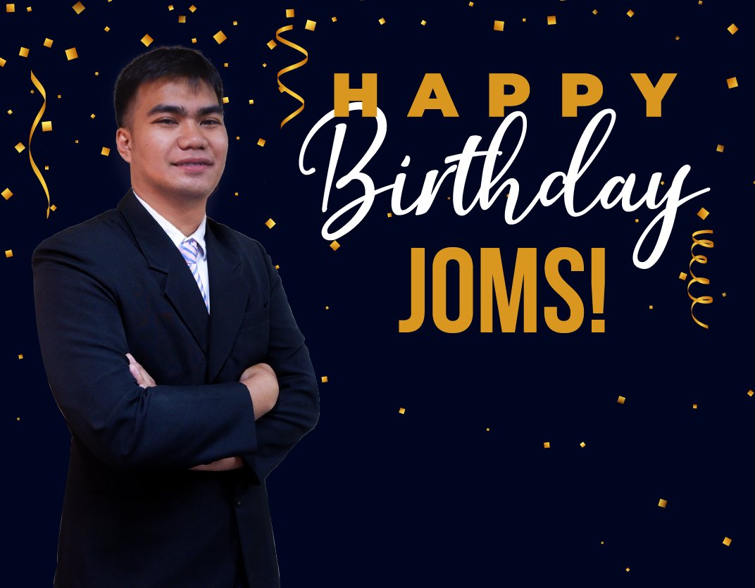 We are sending our warm wishes to our birthday boy and technical developer, Mr. Jomerson Nazaire. 🎈

Happy Birthday, Joms! 🎂

The whole team wishes you the happiest of birthdays and all the best things in life. Cheers! 🍻