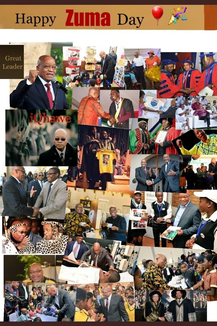 Happy birthday Mr President Jacob Zuma    