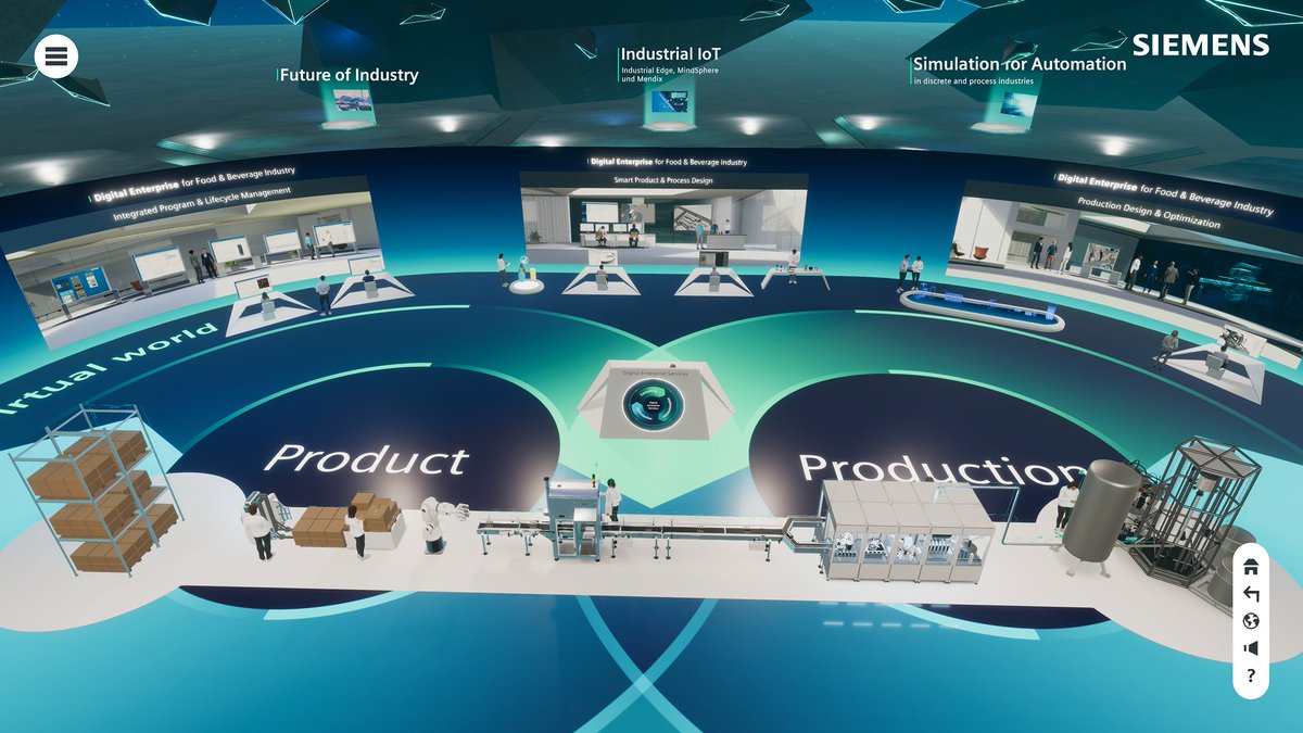 JochenSpecht's tweet photo. #HM21 #hannovermesse starts today! Join us for the Digital Enterprise Virtual Experience that takes you on a virtual journey through all the Siemens' Hannover Messe highlights and register for free at https://t.co/Vr4oJDVPAN #Siemens #teamsiemens https://t.co/eGJZaQskTy