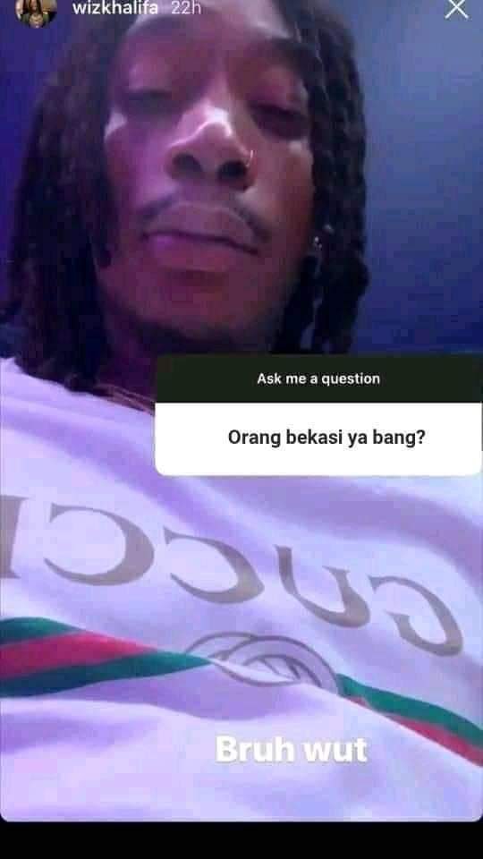 txtdrbekasi's tweet photo. Wiz khalifa bin h. sapri lulusan sdn 1 cabangbungin https://t.co/jNc8lxLItp