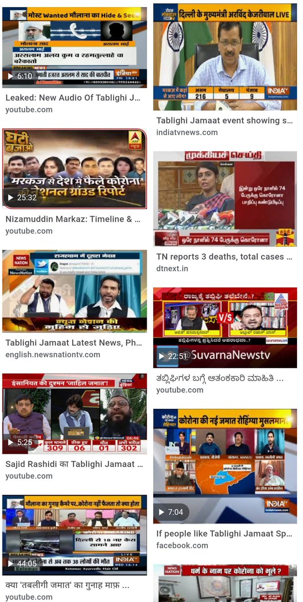 Just a sample How Indian Media covered Tablighi Jamaat when COVID was not a health emergency in India according to GOI.