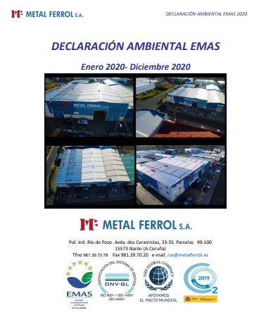 MetalFerrolSA's tweet photo. Compartimos con vosotros nuestra DMA 2020 (Declaración medio ambiental) realizada este mes de marzo de 2021 y que acabamos de recibir validada por DNV

https://t.co/S9Lz1IlUJo

#dma #declaracionmedioambiental #emas https://t.co/3DZouXwjx7