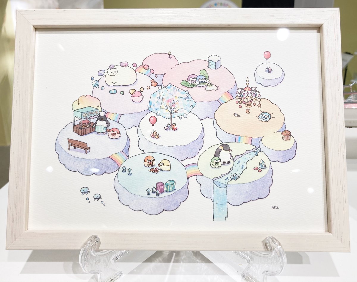 🌈イベント限定グッズ🌈 #コウペンちゃん 描き下ろし複製原画(2種