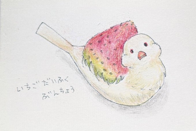 シナモン文鳥のtwitterイラスト検索結果