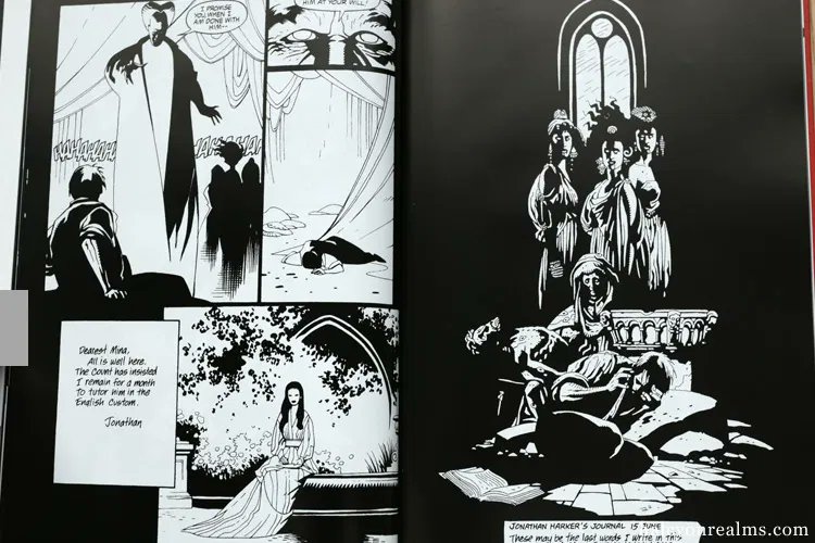 Hellboy comic artist Mike Mignola's incredible use of clean lines, bold shadows and negative space to craft compelling imagery is on spectacular display in his adaptation of Francis Ford Coppola's Bram Stoker's Dracula (2018 B&W Ed.). Just marvelous work - https://t.co/EWjWoZU4Aj 