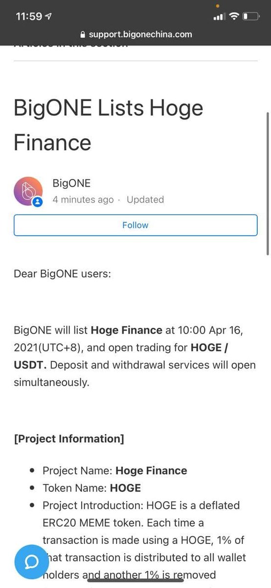 GoodDoge6's tweet photo. #HOGE BigONE Listing https://t.co/0zDliwttIB