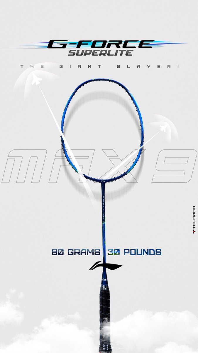 The absolute giant slayer is here. The Li-Ning Superlite Max 9 is engineered with Dynamic Optimum Frame design and Aerotec Beam System enabling you to play unreturnable smashes without compromising on durability or stability. #badminton https://t.co/rz2QilAA6T #superlitemax9 https://t.co/sjOLxDfrB1