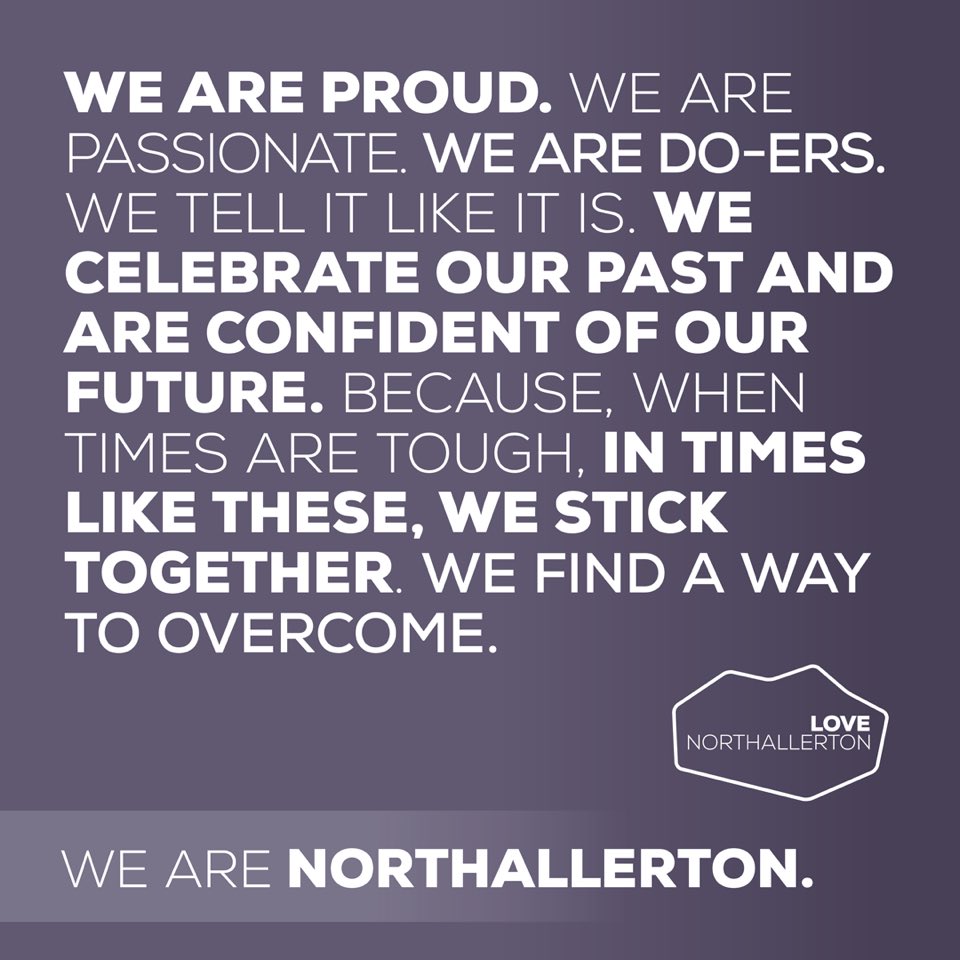 Today we welcome back people to the high street. 

#ShopLocal #LoveNorthallerton #StaySafe