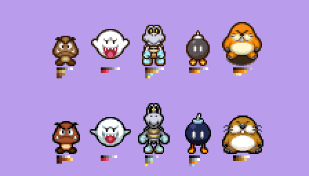 Yeah, I'm WAY overdue for this.Anyway, let's finish this thread with some enemies! At least the ones I could compare, with a few exceptions.  https://twitter.com/Rifter8Rocks/status/1357560723069566976