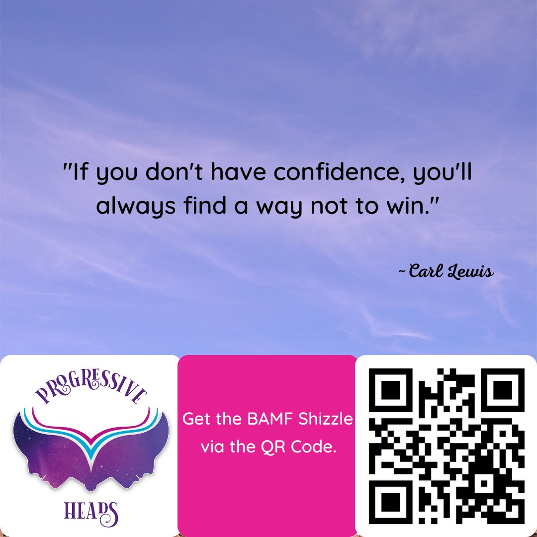 Quote of the Day 

"If you don't have confidence, you'll always find a way not to win." - Carl Lewis 

#quoteoftheday #confidence #bemorebamf