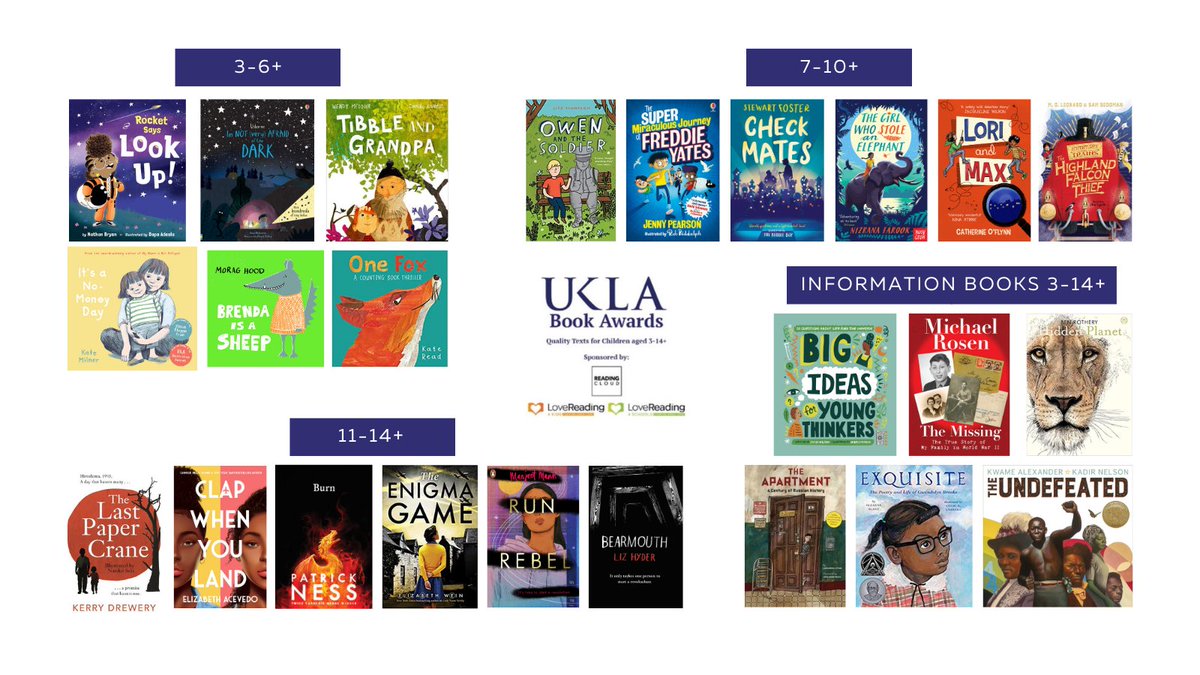 IT'S HERE! Presenting the highly anticipated UKLA Book Awards SHORTLISTS for 2021! Find out all the exciting information surrounding this incredible line-up of books here: ukla.org/news/ukla-book…