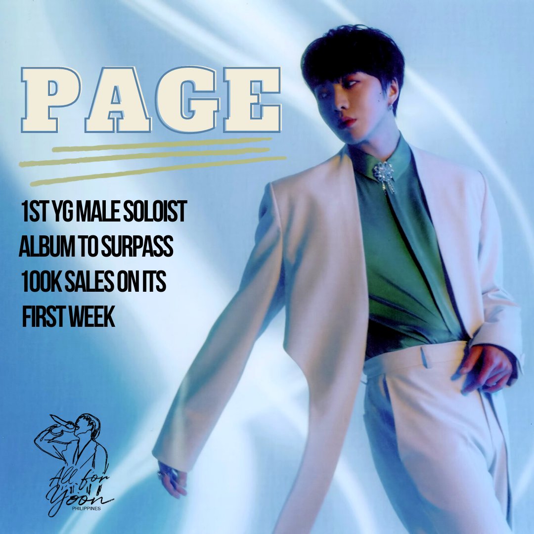 KANG SEUNG YOON's 1st Full Album [PAGE] surpassed 100,000 sales  🎉🍾🎊

Congratulations, our Captain, <a href="/official_yoon_/">official_yoon_</a> !

SEUNGYOON PAGE 100K SALES
#100KPAGEwithYOON