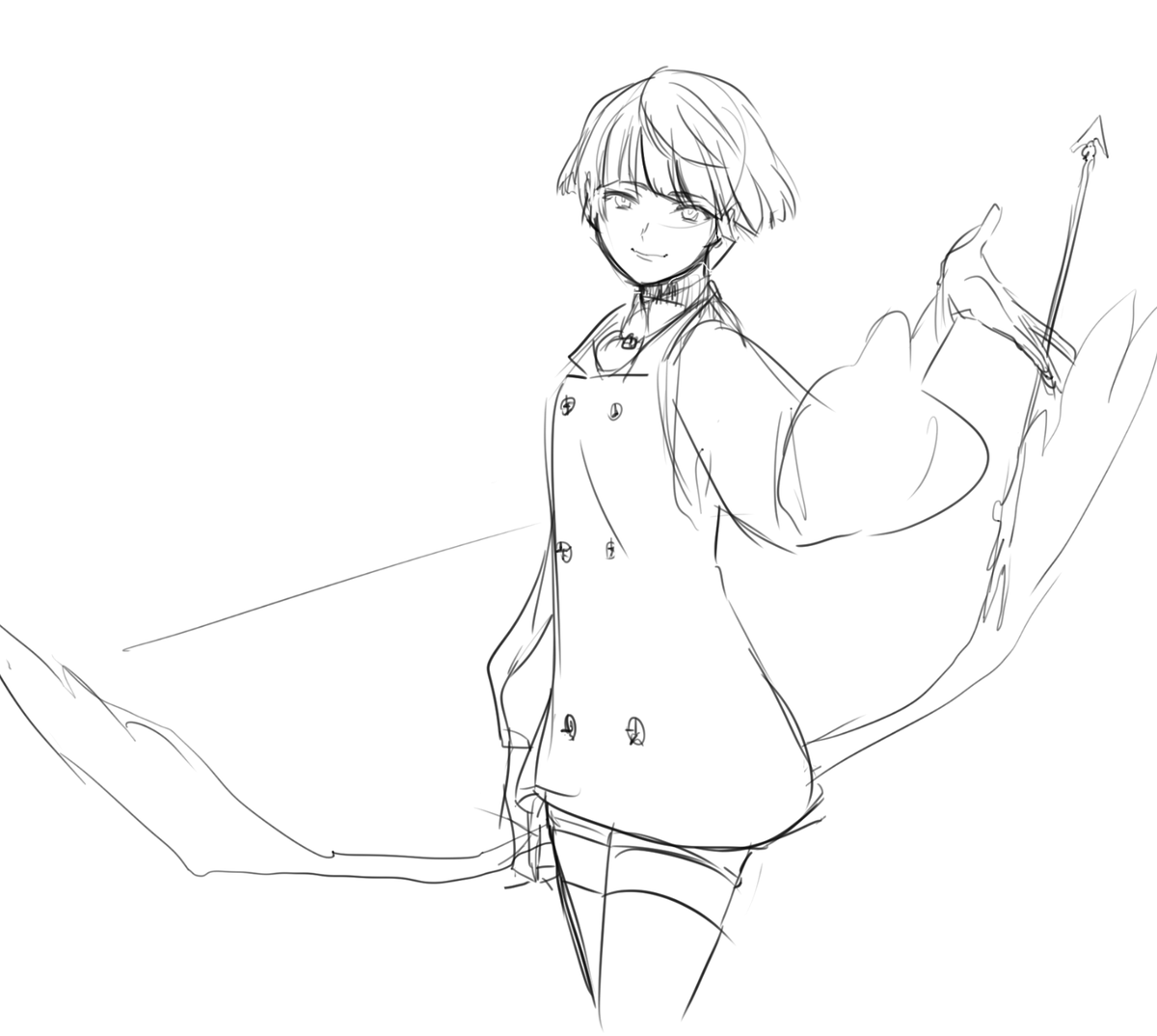 Some sketches of that old OC. Pretty much a bleach oc lol 