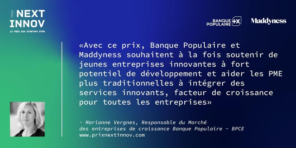 🚨Encore 3 jours pour présenter votre #startup BtoB au Prix #NextInnov 2021 <a href="/BanquePopulaire/">Banque Populaire</a> X <a href="/bymaddyness/">Maddyness</a> 

RH, juridique, productivité, gestion, marketing, paiement : où se trouve LE projet innovant cette année ?🔎

N'attendez plus, candidatez 👉 bit.ly/3eB6N1b