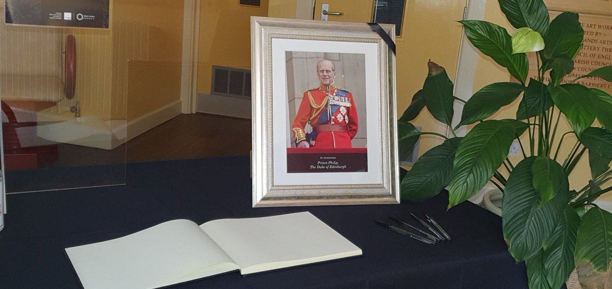 Book of condolences @MadeleyTC #RoyalFamily #thinkingaboutyou #PrincePhilip