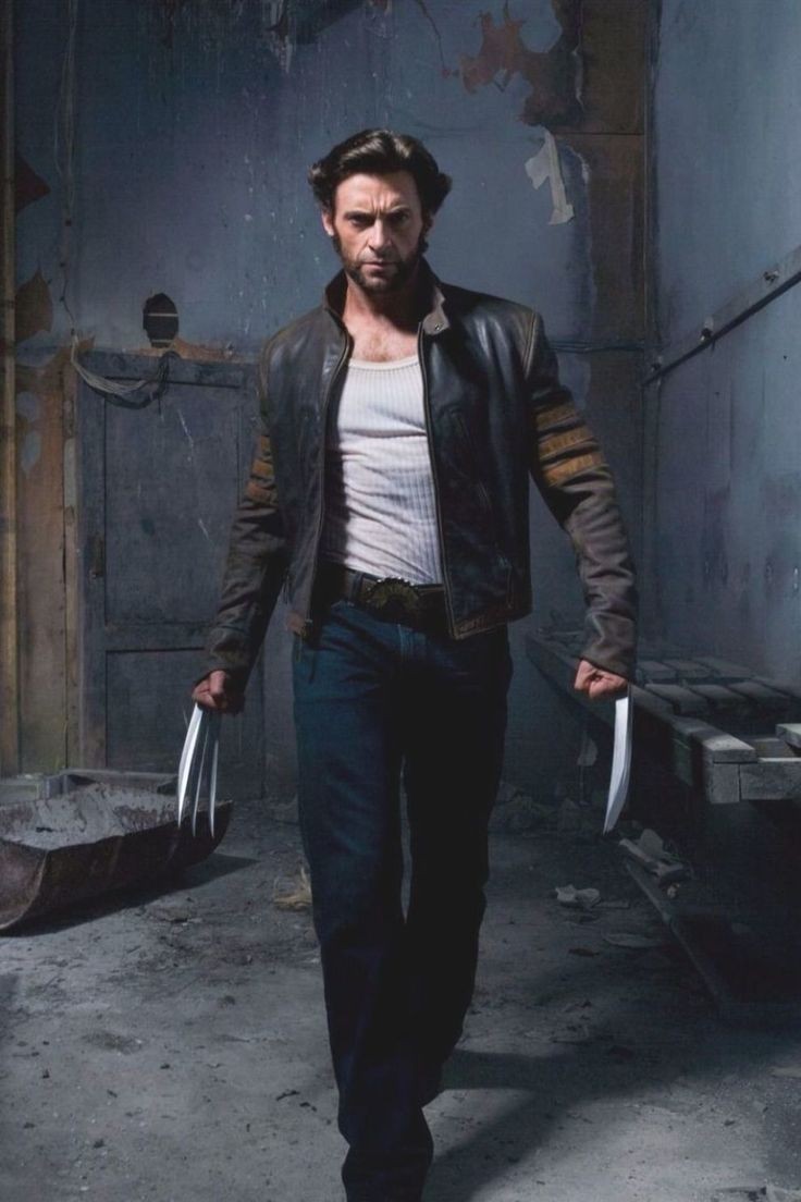 5. Hugh Jackman as Wolverine.(I mean do you seriously see Hugh Jackman, and not see Wolverine??? Don't think so)