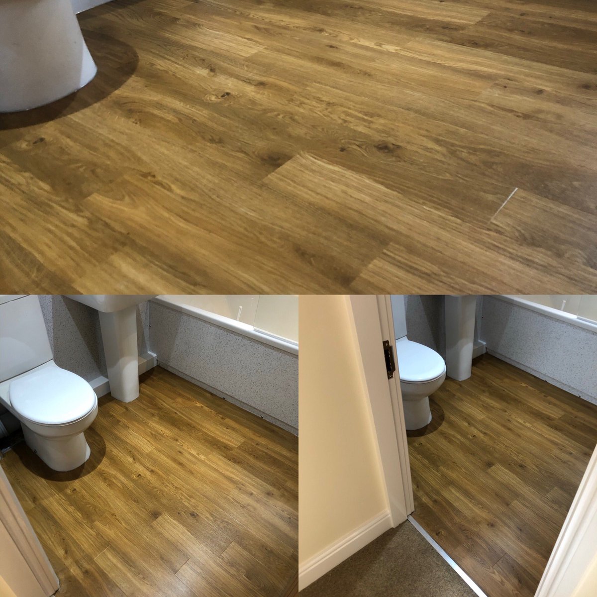 Stunning finish to this newly renovated holiday home - <a href="/AmticoFlooring/">Amtico</a> Traditional Oak planks to bathroom &amp; <a href="/karndeanUK/">Karndean Designflooring UK</a> Portland Stone tiles to kitchen &amp; hallway 👌 <a href="/thenicf/">nicf</a>