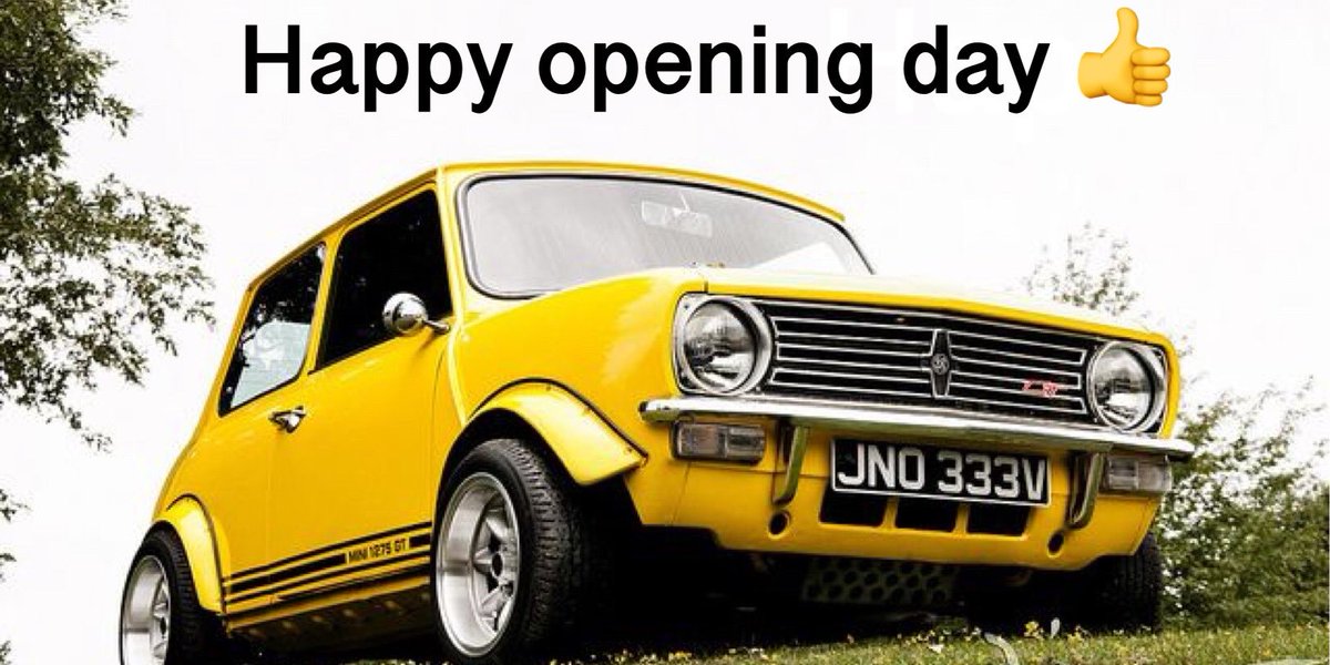 #OpeningDay Good luck all #TwitterCarClub #MiniMonday #MondayMotivation #mondaythoughts @Tagsterltd @RunnerService @YouLikeCarsUK @AVC_Leasing @Lease4Less @cambridgeparts @TisI_LeClerc @RJefferds @jasonryan7769 @SimonMoffat7 @Henshalls @OSVMotoringNews @MarkHaydock5 @UltimoGT