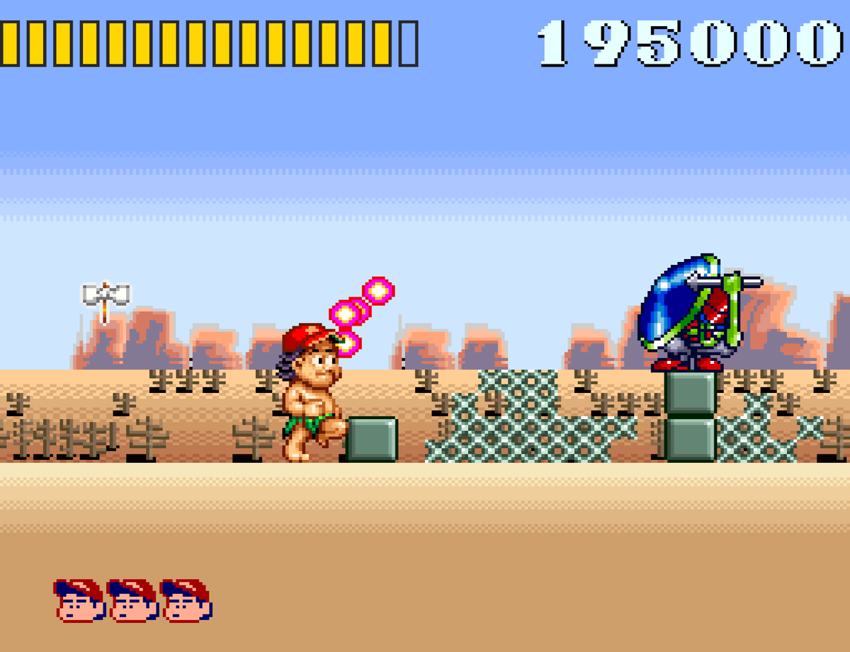 SirArturo3's tweet photo. La cuarta fase, combina una parte donde el avance es horizontal, otro vertical y una parte acuática... No os vais a aburrir! El juego no es muy largo... la aventura se aproxima a su fin! Vamos #MasterHiggins!
#Retrogames #SuperAdventureIsland #PixelArt #SuperNintendo https://t.co/n2n2ujJrEJ