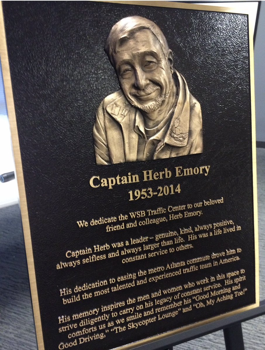 7 years ago today we lost a great man who made us think, laugh, and be the best we can be when reporting #ATLtraffic
#RememberingCaptainHerbEmory