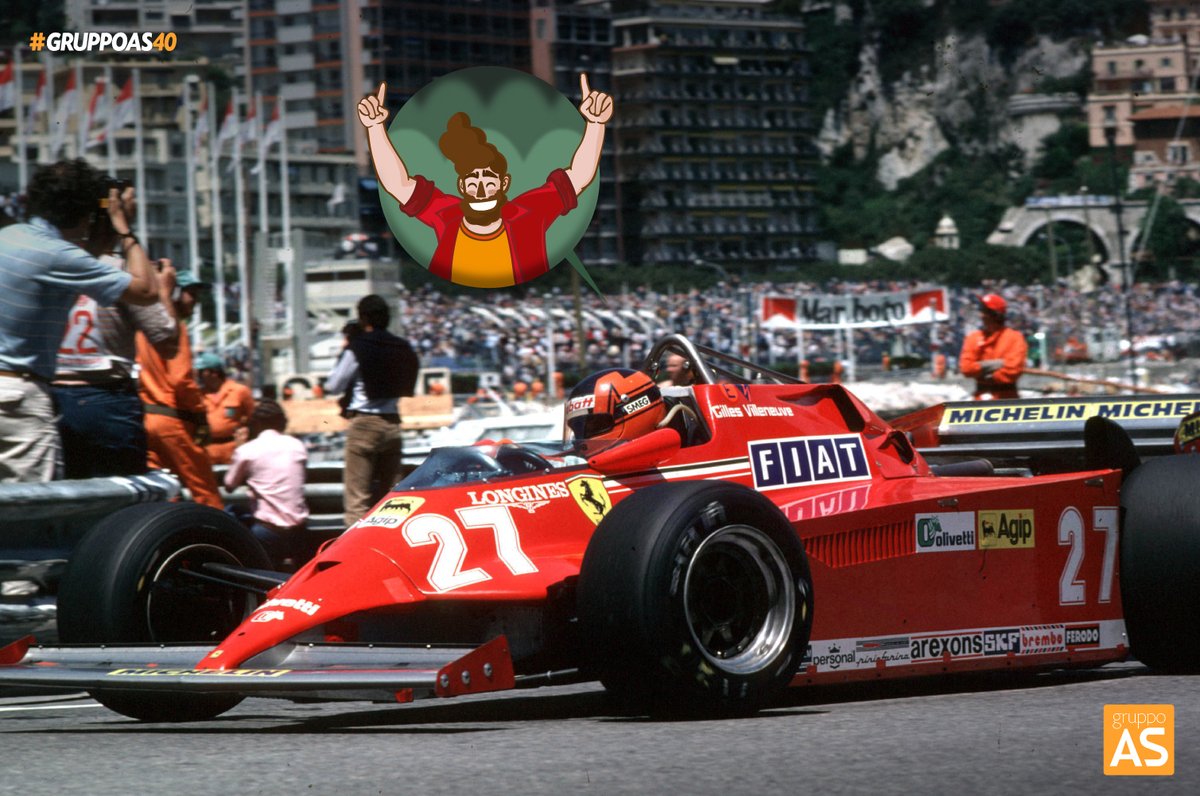 GruppoAS's tweet photo. Oggi torniamo a 40 anni fa!
Il 31 maggio 1981 Gilles Villeneuve vince il Gran Premio di Monaco alla guida della Ferrari 126 CK, la prima vettura della casa automobilistica modenese spinta da un motore turbo.
#40anni #gruppoas40 #gruppoas #ferrari #monaco #granpremio https://t.co/sgUhVPxNpf