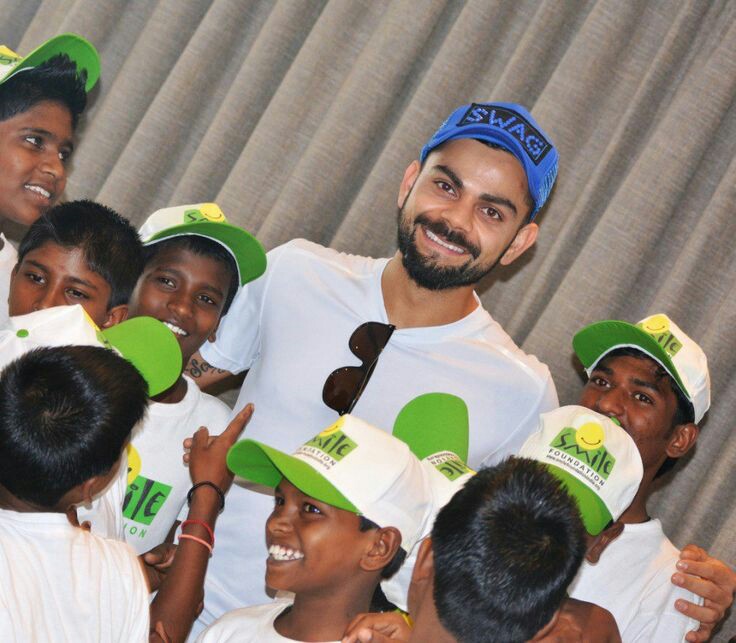 "Kids favourite Virat." #ViratKohli