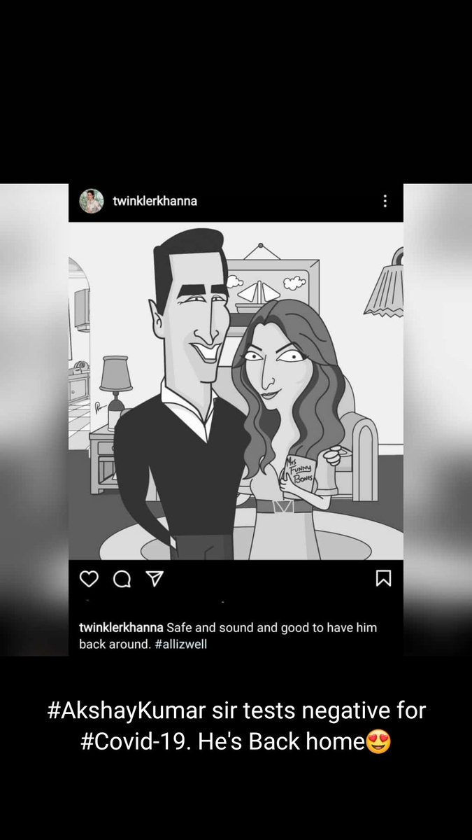 GauravAkshay16's tweet photo. ๐ #GoodNews - @akshaykumar sir tests negative for Covid-19๐ He' s Back to Home ๐ ๐
#AkshayKumar #GetWellSoonAkshayKumar #Akkians #GauravAkshay https://t.co/jXP2ygY1qf