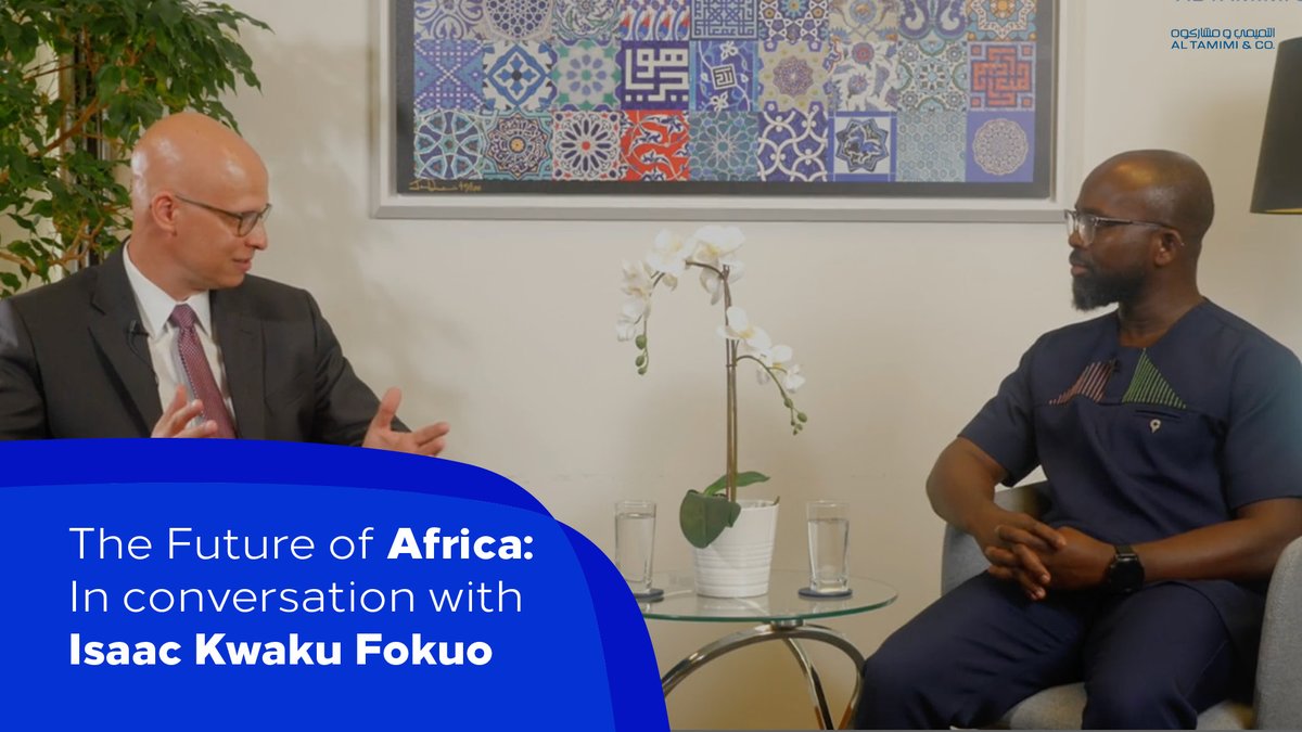 Africa has lots to offer, but what does the #future hold? Al Tamimi &amp; Company and Issac Kwaku Fokuo, Founder Botho shed some light on the #sectors making headway, the economic impact of #Covid-19, and the #investment appetite from Middle Eastern companies youtube.com/watch?v=tBfq58…