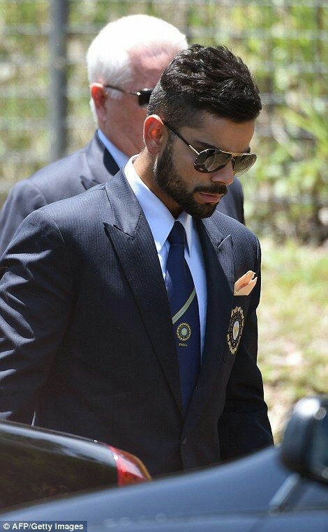 "Just causal looks" looks no less than a model. #ViratKohli