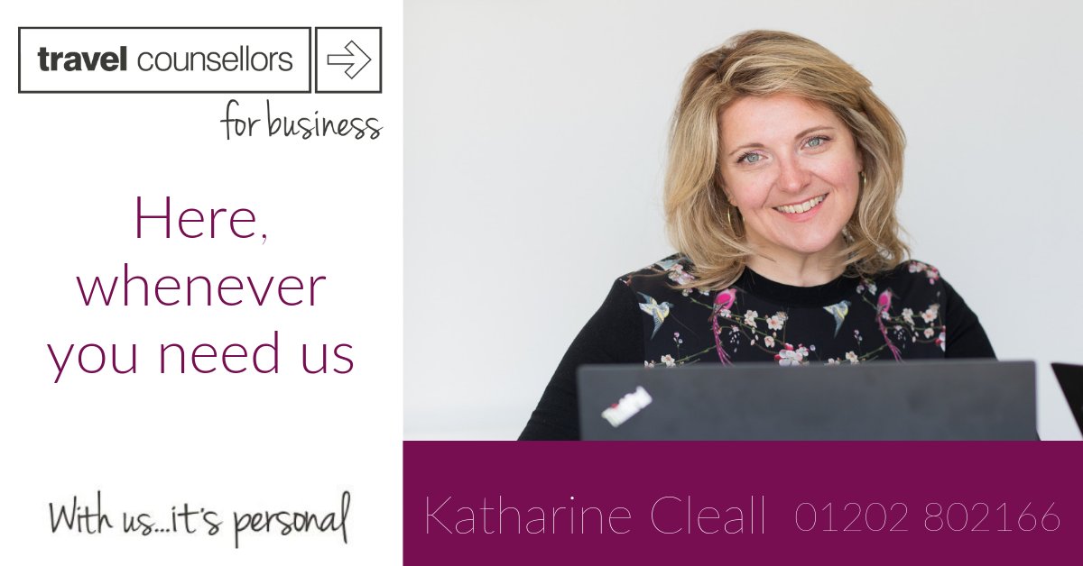 KatharineTCB's tweet photo. I love to create business travel relationships built on trust, dependability, familiarity and care. With the economy starting to re-open, I look forward to helping you with future travel arrangements.

#travelcounsellor #corporatetravel #travel  #businesstravel #travelmanager https://t.co/0JRH1crbrm