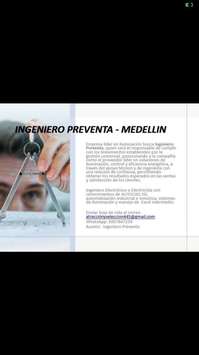 TrabajoSiHayCol's tweet photo. #trabajosíhay Medellín https://t.co/xg5Tz8tBgI