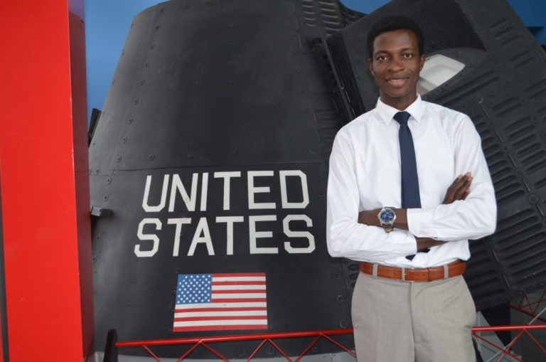 Today is #HumanSpaceFlightDay! Meet @richardfolly_, a <a href="/WashFellowship/">MandelaWshFellowship</a> fellow who founded <a href="/AfricanGeoSpace/">African Geospace</a>,an aerospace research company working to develop space tech in Togo, and whose professional experience at <a href="/NASA_Marshall/">NASA Marshall</a> in Alabama impacted his work. mwfellows.info/3wEkC5k