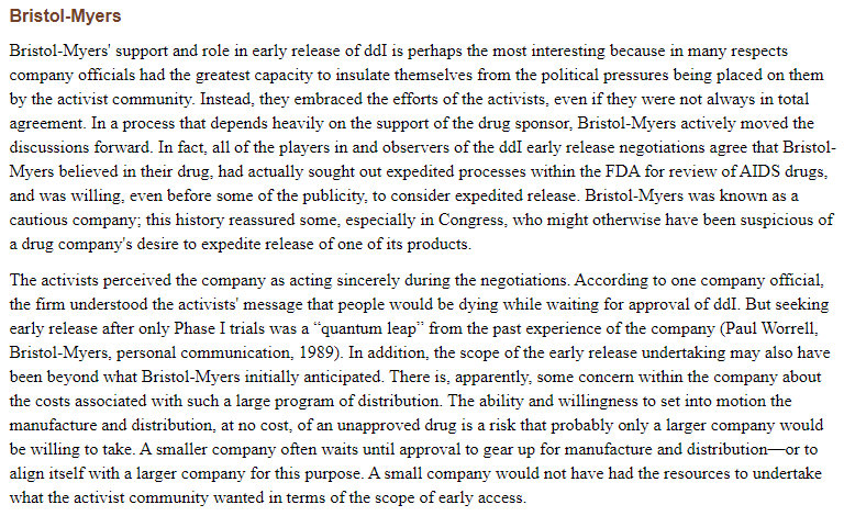 aVoice4ALS's tweet photo. Great excerpt from the article talking about the drug manufacturer's support for #ExpandedAccess aka "parallel track" to get #DrugsinBodies

@bmsnews stepped up for people #DyingWaiting
@Biogen if they can do it, so can you

@Chance4Lisa @Mayuri_Saxena @bsw5020 
#tofersen #EAPNow https://t.co/lQWheZDnHc