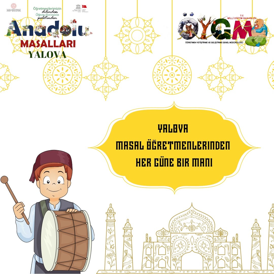 "Hoş Geldin Ya Şehr-i Ramazan" etkinliğimiz ile her güne bir mâni paylaşımı yapılacaktır. <a href="/adnanboyaci/">Adnan BOYACI</a> <a href="/ukilic3/">Uğur Kılıç</a> <a href="/zgokhandogan/">Zübeyir Gökhan DOĞAN</a> <a href="/sbadilli/">Sıddık Badıllı</a> <a href="/fratsrkya/">Fırat Sarıkaya</a> <a href="/esinkavga/">Esin KAVGA</a> <a href="/evrimolcer1/">evrimolcer</a> <a href="/_ahmetsatar_/">Ahmet SATAR</a> <a href="/zelihadogany/">Zeliha Doğan</a> <a href="/ardic75/">Nuray Ardıç</a> <a href="/YalovaMem/">Yalova İl Millî Eğitim Müdürlüğü</a>