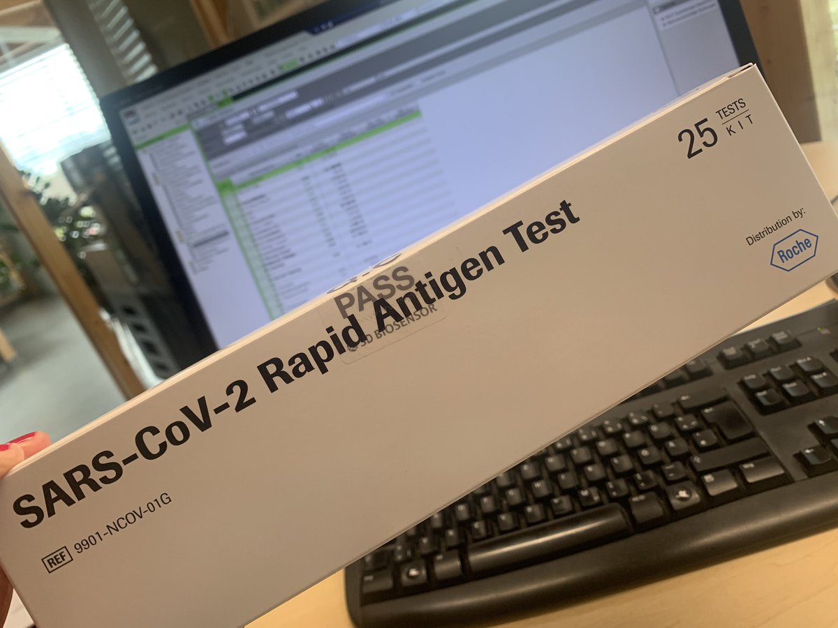 HoeferKatrin's tweet photo. Nicht immer nur etwas erwarten, einfach machen. 
Neue Woche, neuer Test. Unter Anleitung testen wir auf Firmenkosten uns alle gemeinsam, um mit einer gewissen Sicherheit in die Woche zu starten.
Bleibt alle schön gesund! 
#covid19 #Testpflicht #gesundheitsmanagement 
#handwerker https://t.co/Fo24gzVd9t