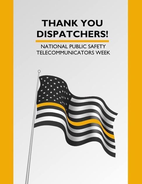 Thank you dispatchers for the calm voice that directs our work in #EMS! Happy #NPSTW2021