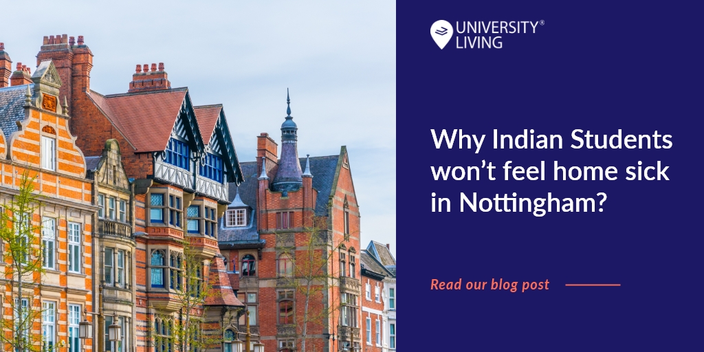 living_uni's tweet photo. If you're heading to #Nottingham for your further studies, we've got some good news for you. You don't have to be sad and low that you're leaving home, because you won't miss India much when you're there! Read here: https://t.co/irINiSYoBB #Nottingham #studyinnottingham #study https://t.co/OLp0xcizya
