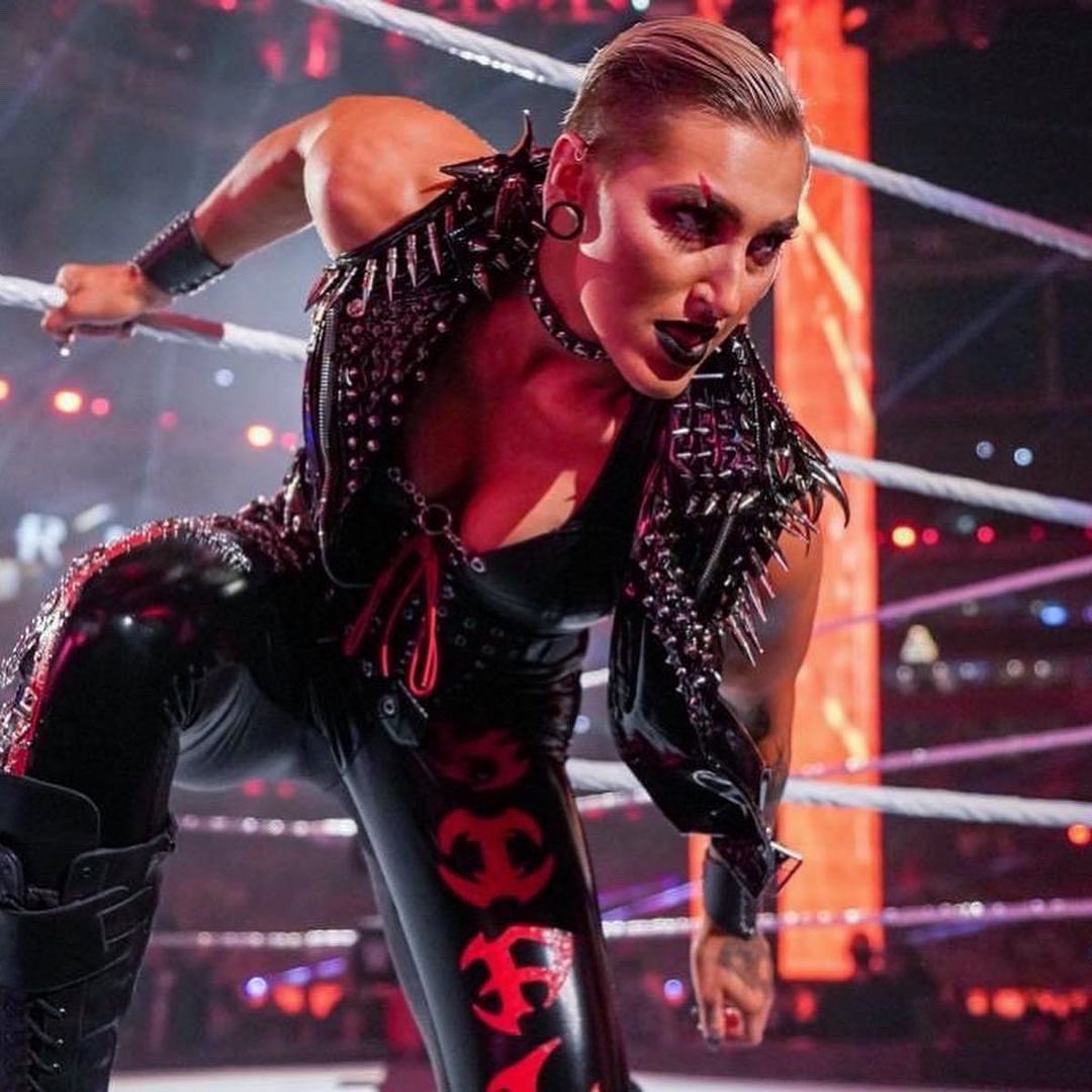 RheaRipley_WWE's tweet image. The gates of hell have opened... Your worst Nightmare has arrived! 👹 #AndNew #WrestleMania