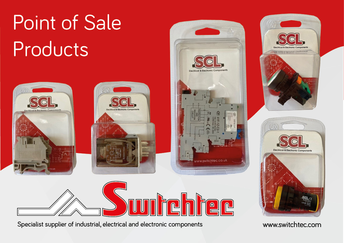 We can supply a wide range of products in Point of Sale packaging ready for displaying in your Electrical Wholesale. From Relays, Pilot Lamps, Push Buttons, Selector Switches, Din Rail Terminal Packs and many more products being available. Contact our sales office
