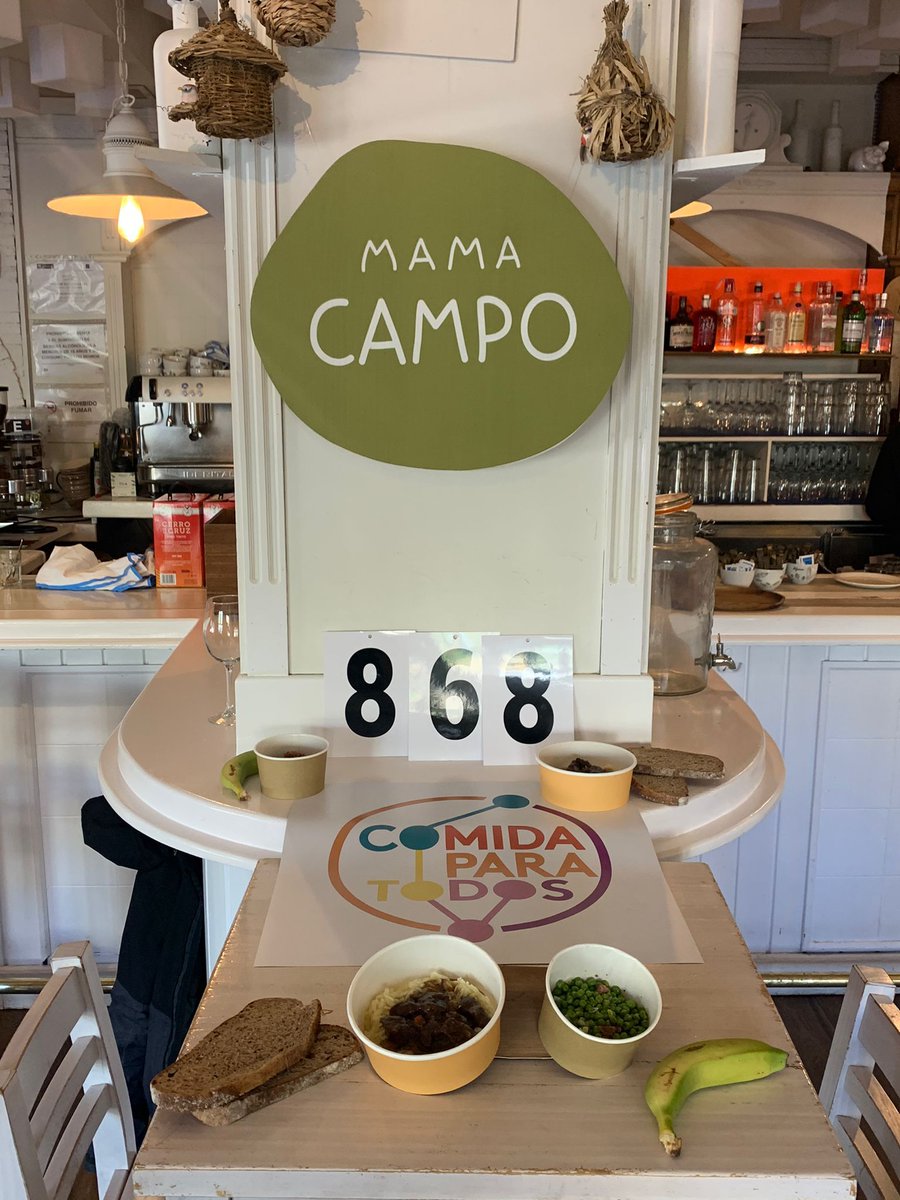 #BuenosDiasATodos 
Arrancamos la semana repartiendo nuestros menús solidarios en #MamaCampo y #CasadeComidasCarmela 

Gracias a todos por vuestra donación!!!!
comidaparatodos.es