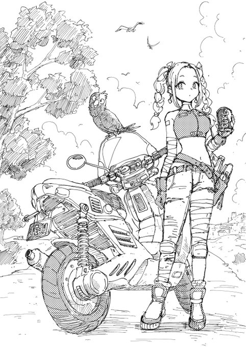 バイクと女の子模索中 