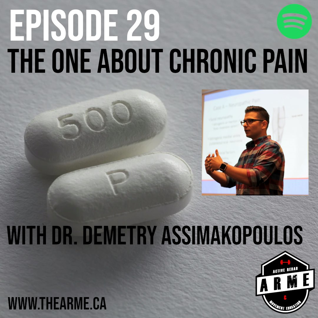 ARME (@arme_radio) on Twitter photo Latest episode is now up on your favourite platforms!
Returning in this episode is Dr. Demetry Assimakopoulous, a chiropractor and teacher who works in the realm of chronic pain.
<a href="/DrDemetry/">Dr. Demetry</a> Latest episode is now up on your favourite platforms!
Returning in this episode is Dr. Demetry Assimakopoulous, a chiropractor and teacher who works in the realm of chronic pain.
<a href="/DrDemetry/">Dr. Demetry</a>