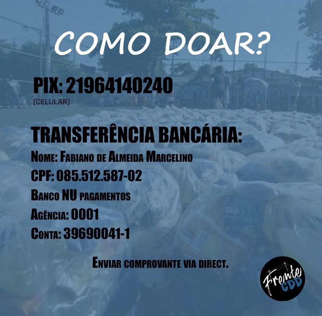 eurenesilva's tweet image. Frente CDD - @frentecdd