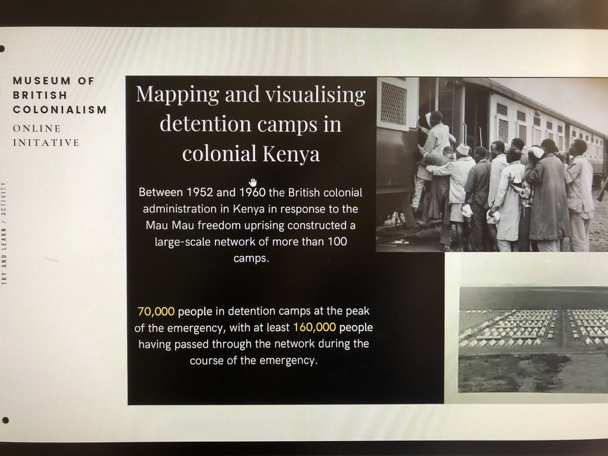 natafloresca's tweet image. @ChaoTayiana hizo una presentación hermosa sobre los archivos digitales y su rol en las lecturas de los documentos coloniales. Habló de los campos de concentración en Kenya de los que hay poco registro y toda la reconstrucción que han hecho con mapas y modelos 3d #MSUGlobalDH