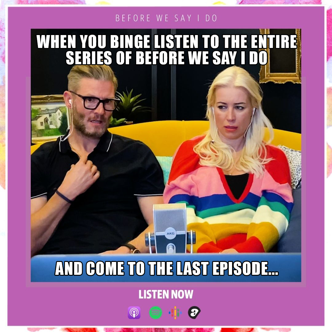 Have you listened to all the episodes of #BeforeWeSayIDo yet? ⁠If not, start today - but be warned, they are addictive listening, after all, who wouldn't want to listen as <a href="/denise_vanouten/">Denise Van Outen ⚡️</a> and Eddie Boxshall are hypnotised to think they're each other?⁠
podcasts.apple.com/us/podcast/bef…