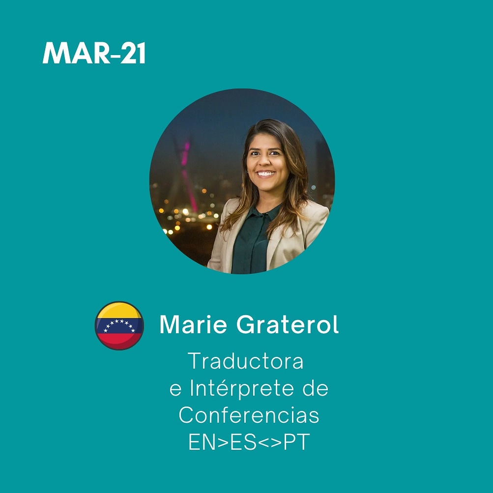 Marie Graterol - Tradutora e intérprete de conferências - (ES/PT